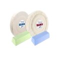4-tlg. Universal-Polierset Ø200mm, Weiß,  für Polierbock 32/33