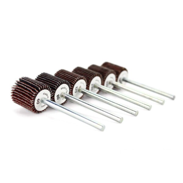 15x15mm Fächerschleifer, Korn 60-400 3mm Schaft, 240