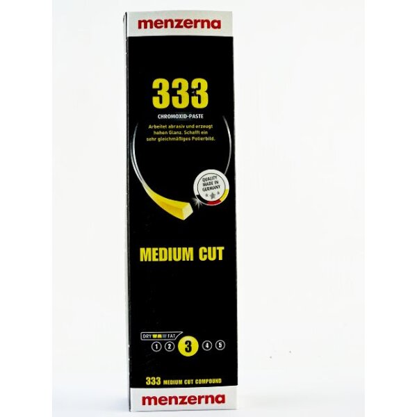 Menzerna Polierpaste 333, Chromoxid, Edelstahl, Edelmetall, 1,4kg