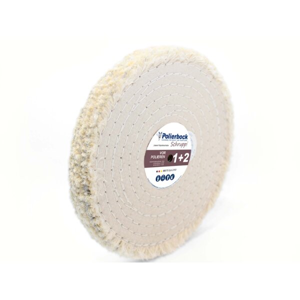 200x25mm Sisal Gewebescheibe f. Paste schleifen f. Polierbock