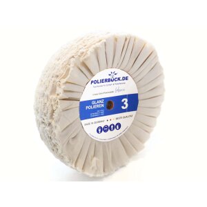 250x25mm Baumwollscheibe A Schwabbelscheibe fest 35mm