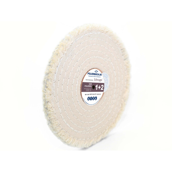 200x10mm  Sisal Gewebescheibe f. Paste schleifen f. Polierbock 12,7mm