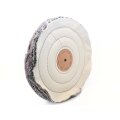 400x25mm Baumwollscheibe weiß f. Polierbock, Vollrund 12,7mm