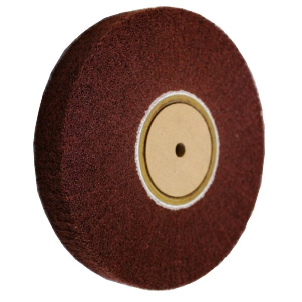 150 x 25mm Schleifvliesscheibe f. Polierbock, Korn 320 sehr fein 17/18