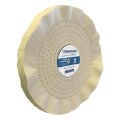 200mmx10mm Baumwollscheibe weiß für Polierbock 5-fach gesteppt 56mm
