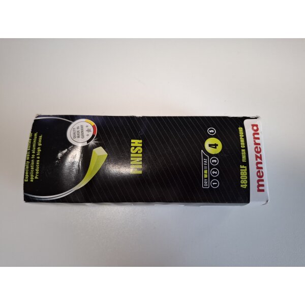 Menzerna Finisch Polierpaste 480 BLF 850g Aluminium und Messing, blau