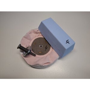 3-tlg.Universal-Polierset Ø125mm, bunt, Bohrmaschine