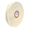 200mm x 22mm Sisal Natur aggressiv Vorpolierscheibe, alle Metalle polieren