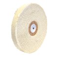 200mm x 22mm Sisal Natur Vorpolierscheibe, alle Metalle polieren