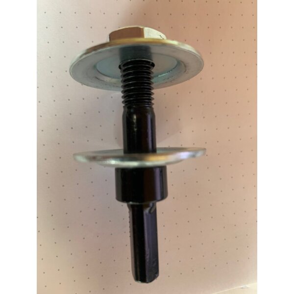 Schraube für Polierscheibe 8mm Schaft, für 12mm Bohrung