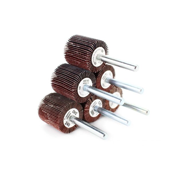 30x30mm Fächerschleifer 320, 6mm Schaft
