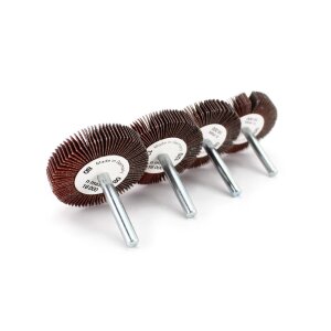 50x10mm Fächerschleifer, Korn 80-320 6mm Schaft, 80
